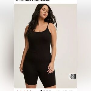 Torrid 9” bike short onesie size 2 NWT